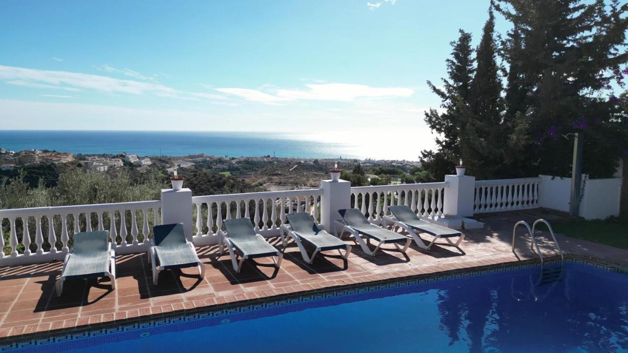 Gran Villa Con Vistas Al Mar Y Piscina Privada มาลากา ภายนอก รูปภาพ