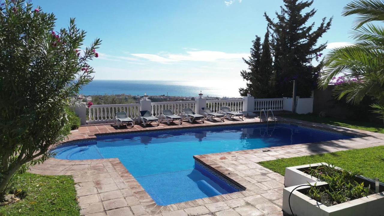 Gran Villa Con Vistas Al Mar Y Piscina Privada มาลากา ภายนอก รูปภาพ